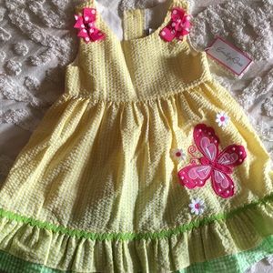 NWT Emily Rose 2T seersucker dress